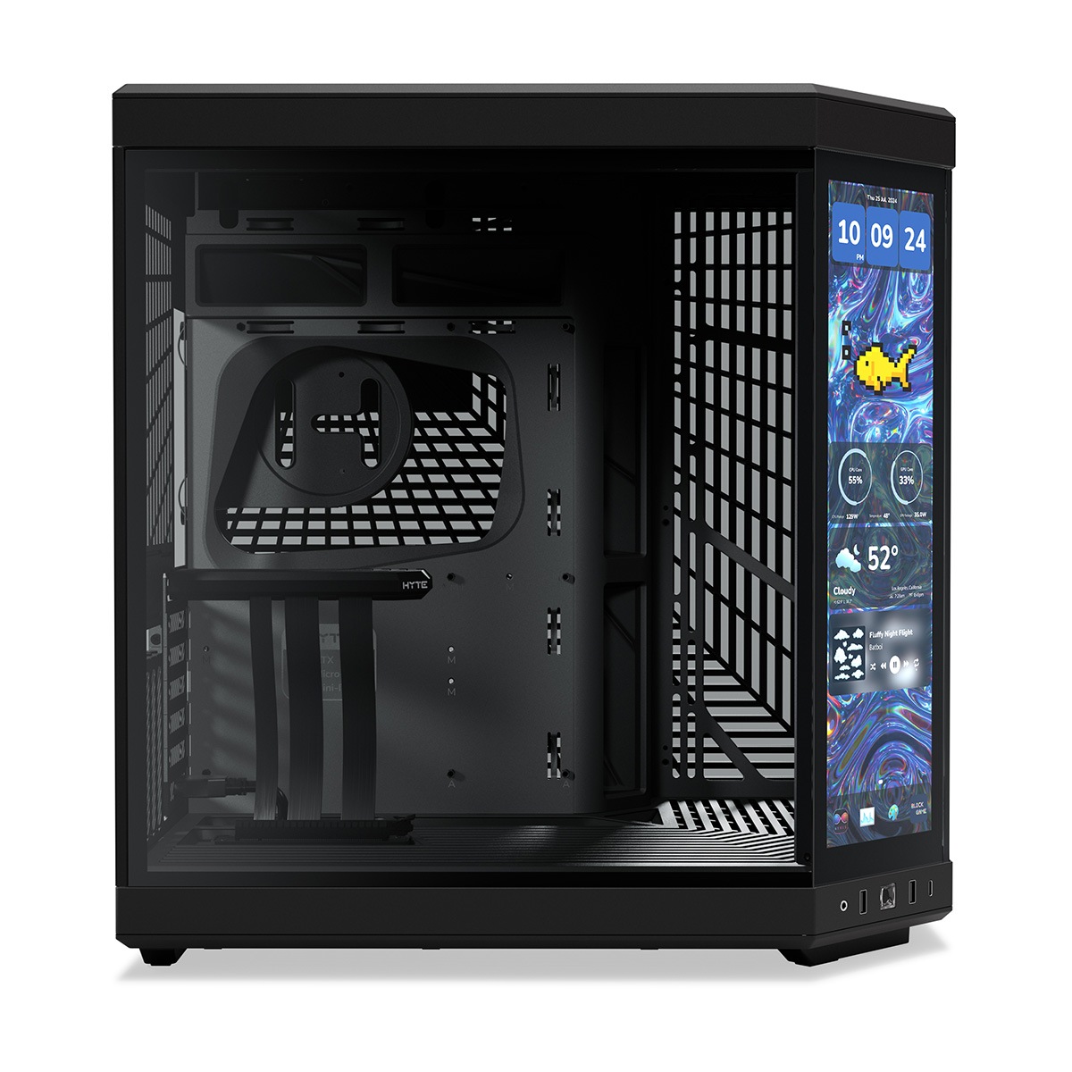HYTE Y70 Touch Infinite Black | PCパーツ,PCケース,ATX以上対応