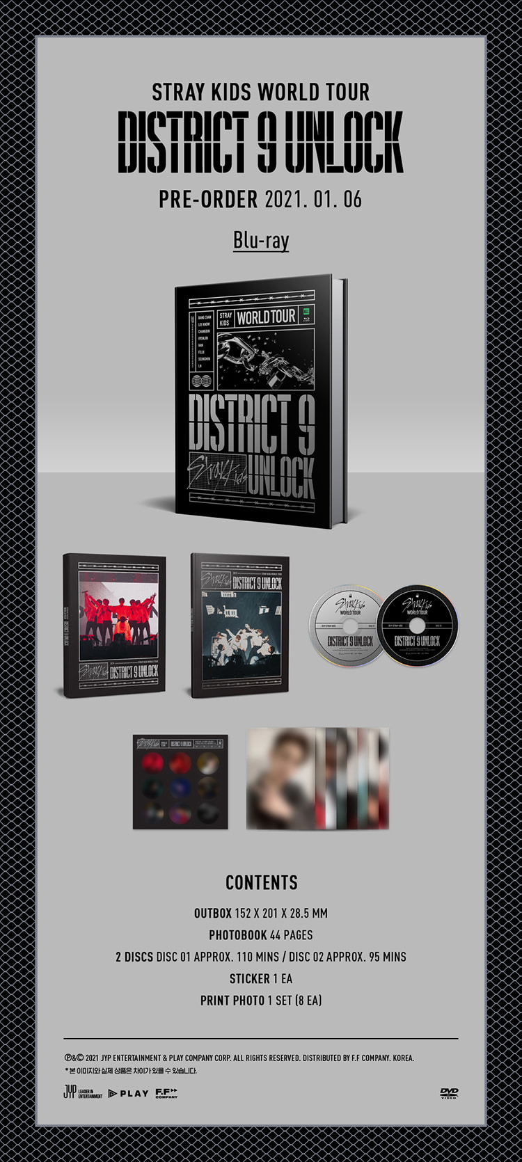 Stray Kids World Tour 'District 9 : Unlock' in SEOUL BLU-RAY | JYP