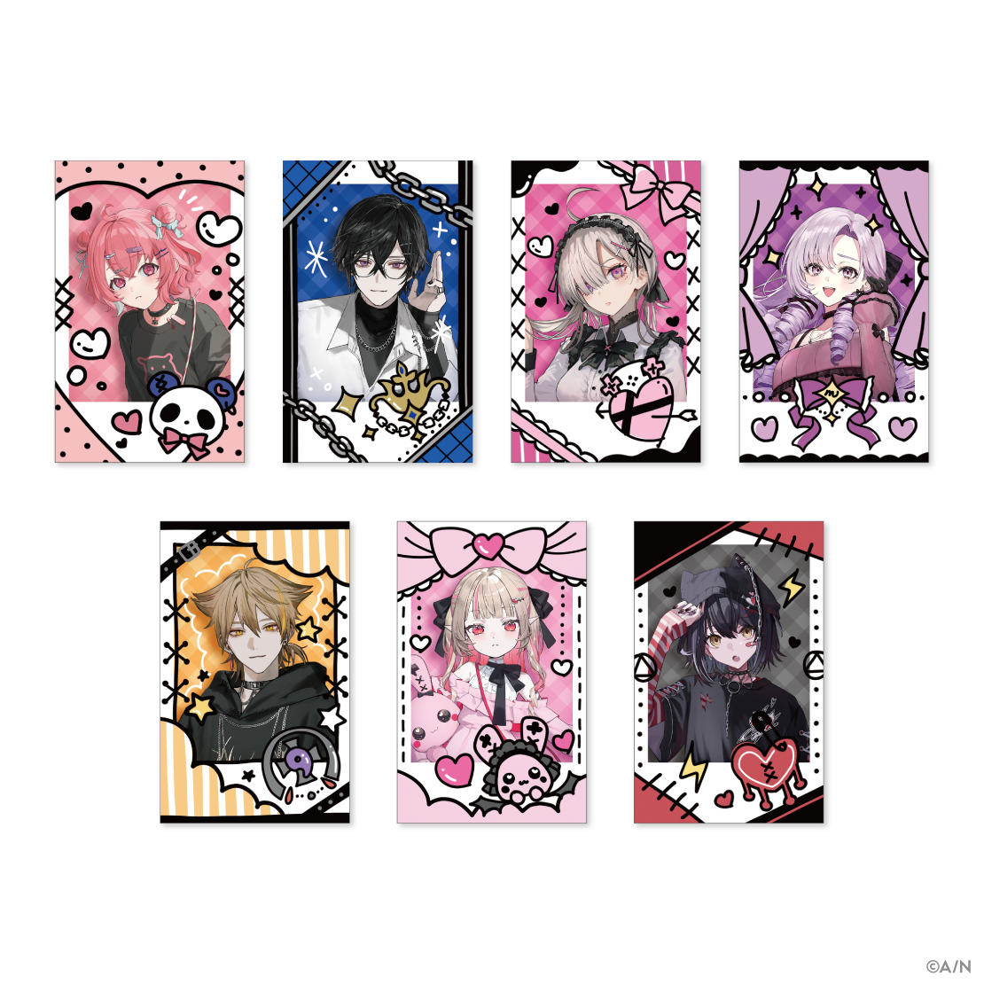 FANCY TOXIC】ランダムチェキ風カード｜にじさんじオフィシャルストア