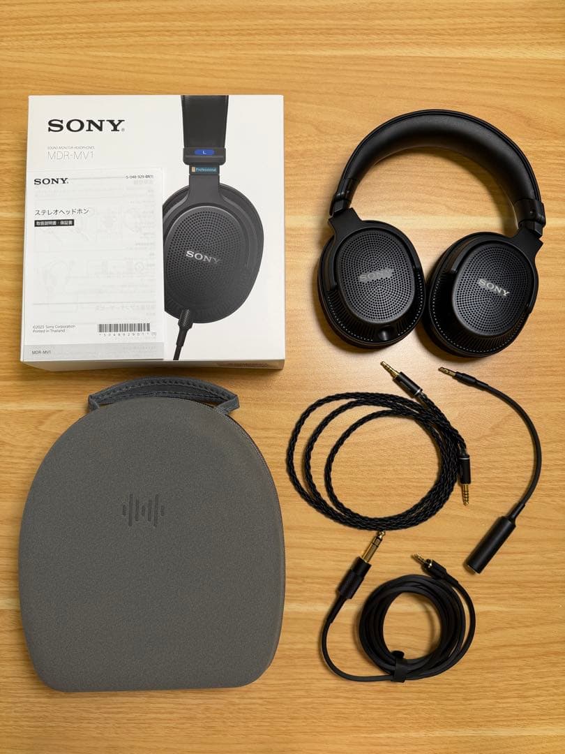 SONY MDR-MV1 黒龍セット Sony MDR-MV1 Open-back Headphones | Sweetwater