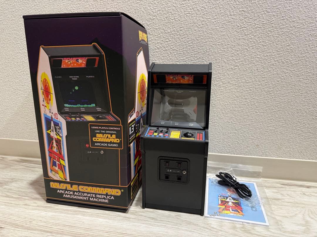 Atari Missile Command 1/6スケール ミニチュア Missile Command X RepliCade mini arcade cabinet by New Wave now
