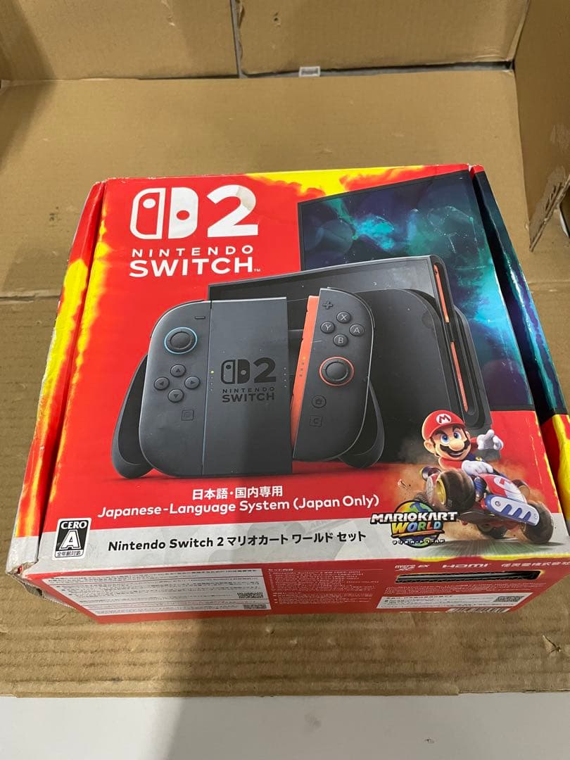 Nintendo Switch 2 日本語専用 本体　マリオカートワールドセット Nintendo Switch ニンテンドー スイッチ2 マリオカート ワールドセット