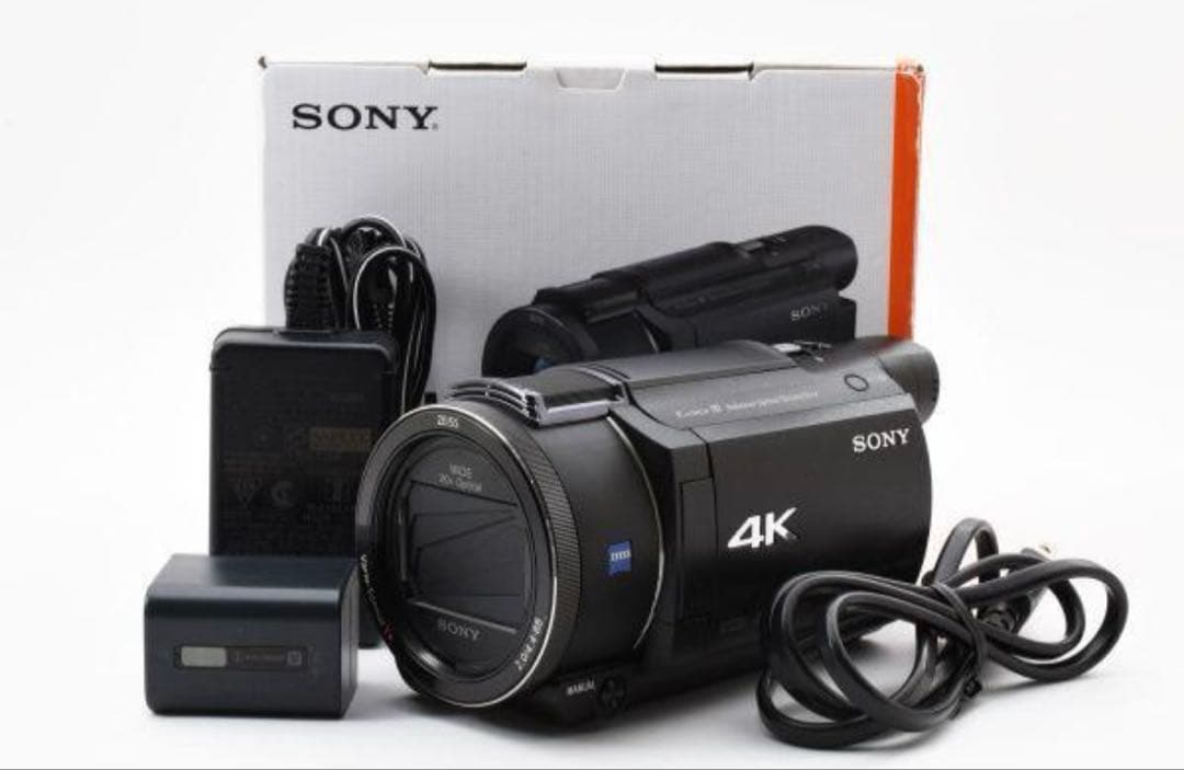 k*様 【動作良好】 SONY FDR-AX55 デジタルビデオカメラ Amazon.co.jp: SONY ビデオカメラ FDR-AX55 4K 64GB 光学20倍 ブラック